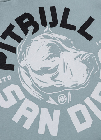 Bluza PIT BULL WASHED DOG SD light blue kaptur