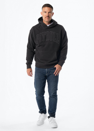 Bluza PIT BULL WASHED ORLANDO dark graphite kaptur