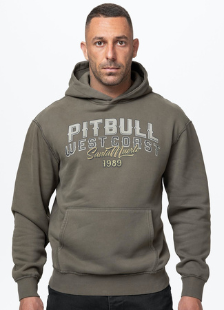 Bluza PIT BULL WASHED SANTA MUERTE major olive kaptur