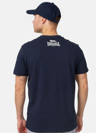 T-shirt LONSDALE LOGO granatowy