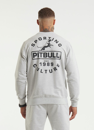 Bluza PIT BULL Tricot Terry PHYSICAL CULTURE szara prosta