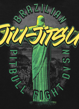 Bluza PIT BULL BJJ FIGHT DVSN czarna prosta