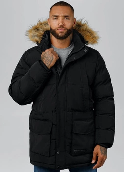 Kurtka parka PIT BULL FOREST czarna