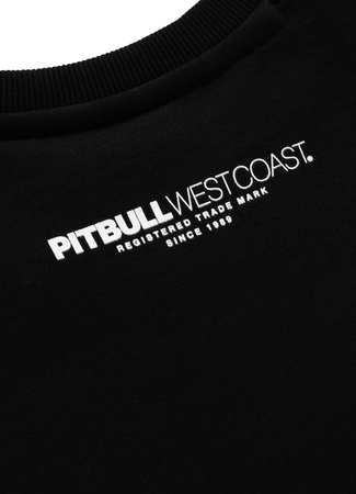 Bluza PIT BULL CLASSIC LOGO czarna prosta