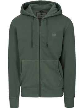 Bluza PIT BULL WASHED LANCASTER 2 sage green rozpinana kaptur