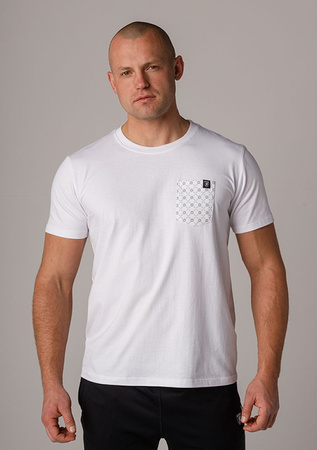 T-shirt PGWEAR POCKET PATTERN biały