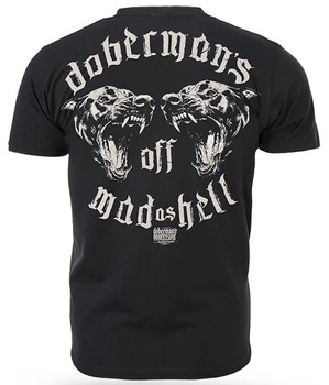 T-shirt DOBERMANS MAD AS HELL TS383 czarny