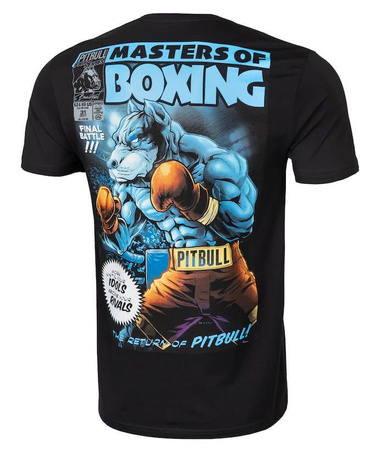 T-shirt PIT BULL MASTER OF BOXING czarny