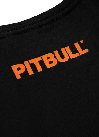 T-shirt PIT BULL ORANGE DOG 24 czarny