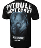 T-shirt PIT BULL BLACK DOG czarny