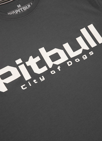 T-shirt PIT BULL CITY OF DOGS grafitowy