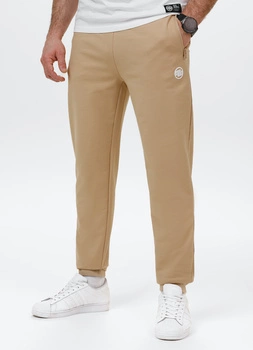 Spodnie sportowe PIT BULL Tricot Terry NUGGET pale sand