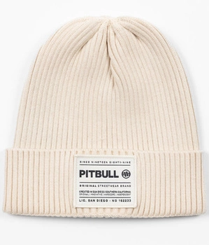 Czapka zimowa PIT BULL DOCK off white