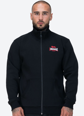Bluza LONSDALE CROPSTON czarna stójka