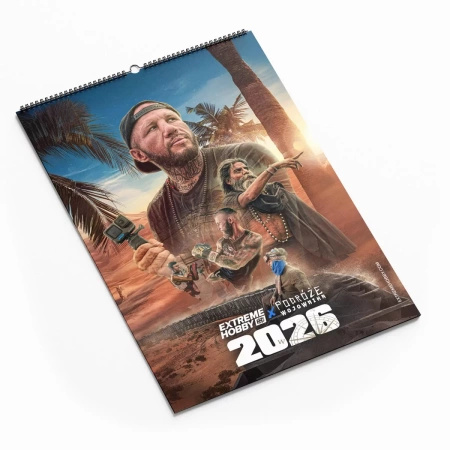 Kalendarz ścienny PodrÓŻe Wojownika 2026