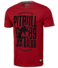 T-shirt PIT BULL  SAN DIEGO DOG czerwony