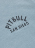 T-shirt PIT BULL Denim Washed RAW EDGE PACIFIC blue