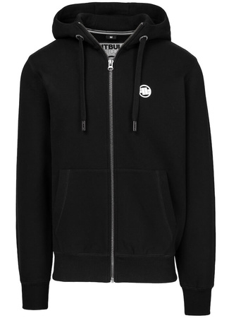 Bluza PIT BULL SMALL LOGO czarna rozpinana