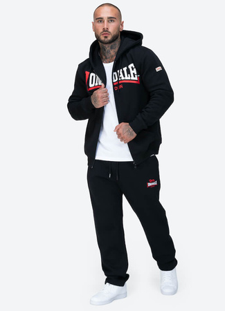Bluza LONSDALE GARRIGILL czarna rozpinana
