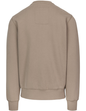 Bluza PIT BULL SMALL LOGO beżowa (pale sand) prosta