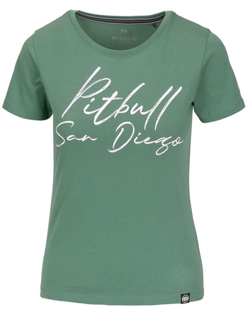 T-shirt damski PIT BULL SD WMN miętowy (mint)