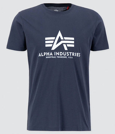 T-shirt ALPHA INDUSTRIES BASIC granatowy (navy) 100501 02
