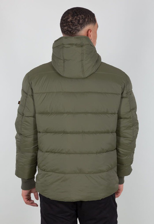 Kurtka ALPHA INDUSTRIES HOODED PUFFER FD oliwkowa (dark green) 118113 257