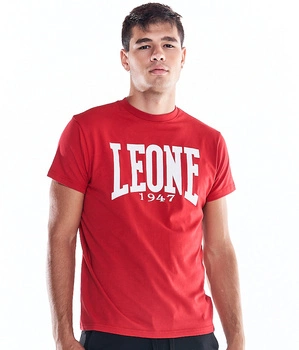 T-shirt LEONE BIG LOGO czerwony