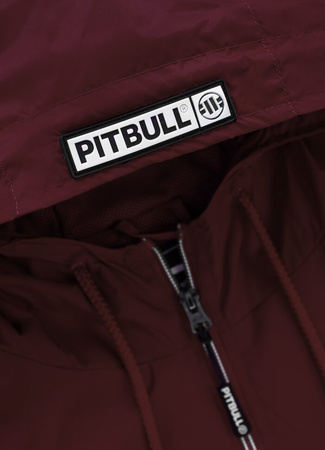 Kurtka PIT BULL ATHLETIC LOGO cherry