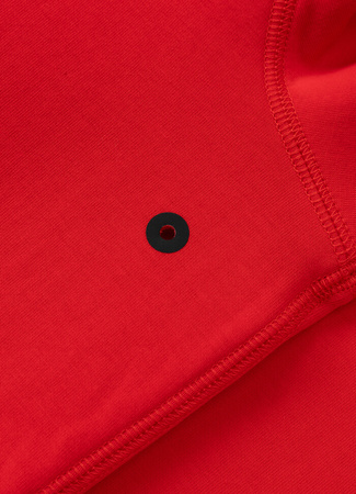 Bluza PIT BULL DOGWOOD czerwona (fluo red) kaptur