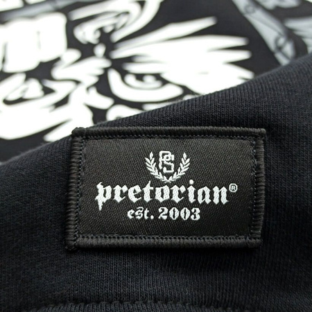 Bluza PRETORIAN FIGHT TO RULES prosta czarna