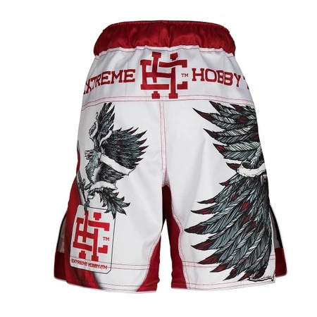 Spodenki Grappling kids EXTREME HOBBY POLISH EAGLE czerwone