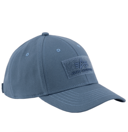 Czapka ALPHA INDUSTRIES VELCRO CAP niebiesko-szara (greyblue) 168903 134