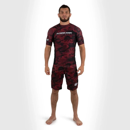 Short sleeve rashguard EXTREME HOBBY HAVOC czerwony