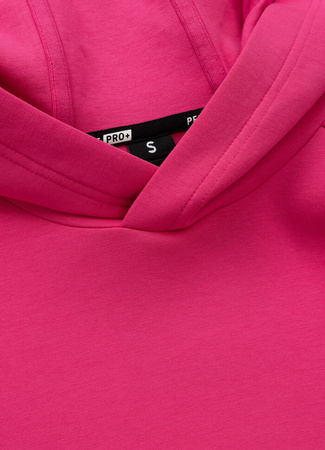 Damska bluza PIT BULL DISCOVERY WMN rasberry red  kaptur