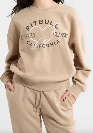Damska bluza PIT BULL MANZANITA HEART WMN sand prosta