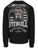 Bluza PIT BULL Tricot Terry TROUBLEMAKER czarna prosta