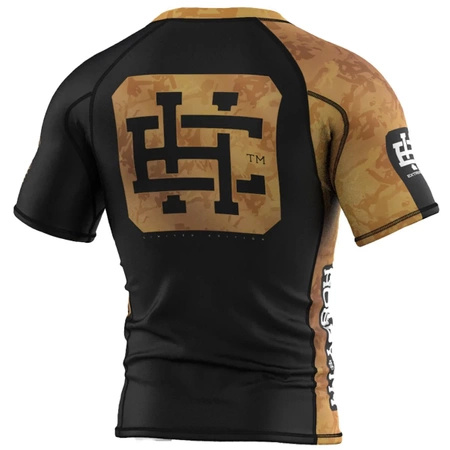 Short sleeve rashguard  EXTREME HOBBY GOLDEN WARRIOR czarny