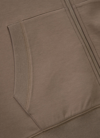 Bluza PIT BULL SAMPSON brązowa (taupe) rozpinana kaptur