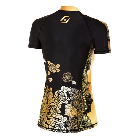 Short Sleeve Rashguard Damski Rose