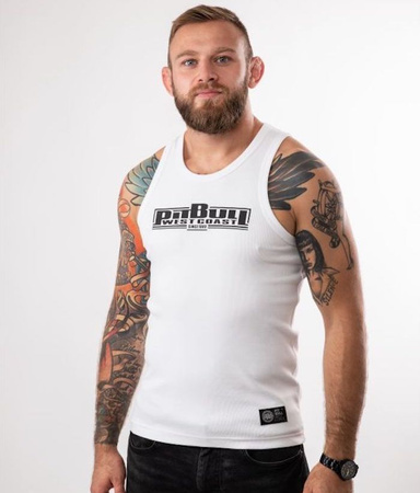 Tank top PIT BULL RIB BOXING biały