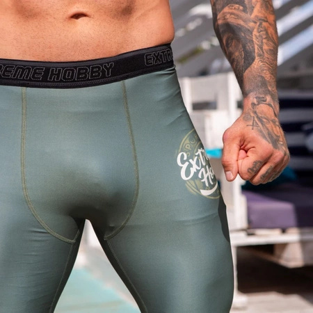 Legginsy Sportowe Męskie Badge