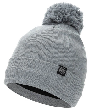 Czapka zimowa PIT BULL BUBBLE SMALL LOGO II szara
