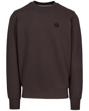 Bluza PIT BULL SMALL LOGO dark chocolate prosta