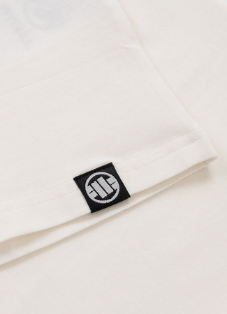 T-shirt PIT BULL SAN DIEGO CA SMALL LOGO off white