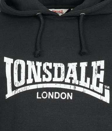 Bluza LONSDALE WOLTERTON czarna kaptur