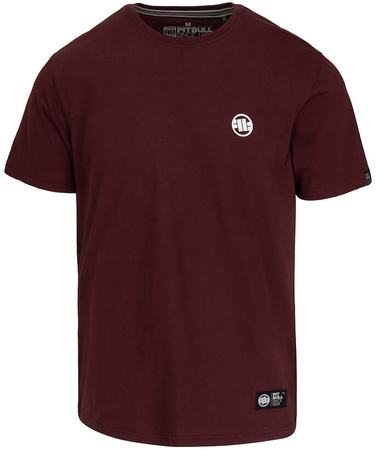 T-shirt PIT BULL SMALL LOGO 25 ciemnobordowy (dark burgundy)