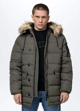 Kurtka parka PIT BULL KINGSTON II oliwkowa