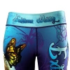 Legginsy sportowe damskie EXTREME HOBBY SKULL 2 niebieskie