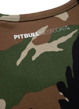 Tank top PIT BULL Slim Fit LYCRA SMALL LOGO woodland camo